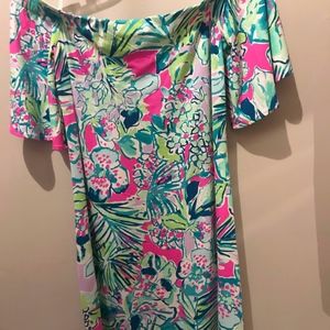 Lilly Pulitzer Fawcett Off the Shoulder Dress